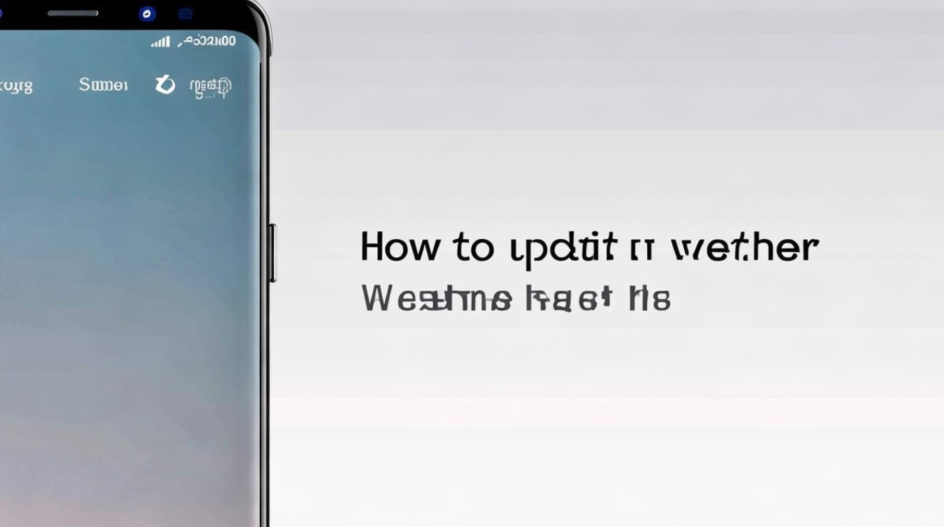 三星s8怎么更新天气