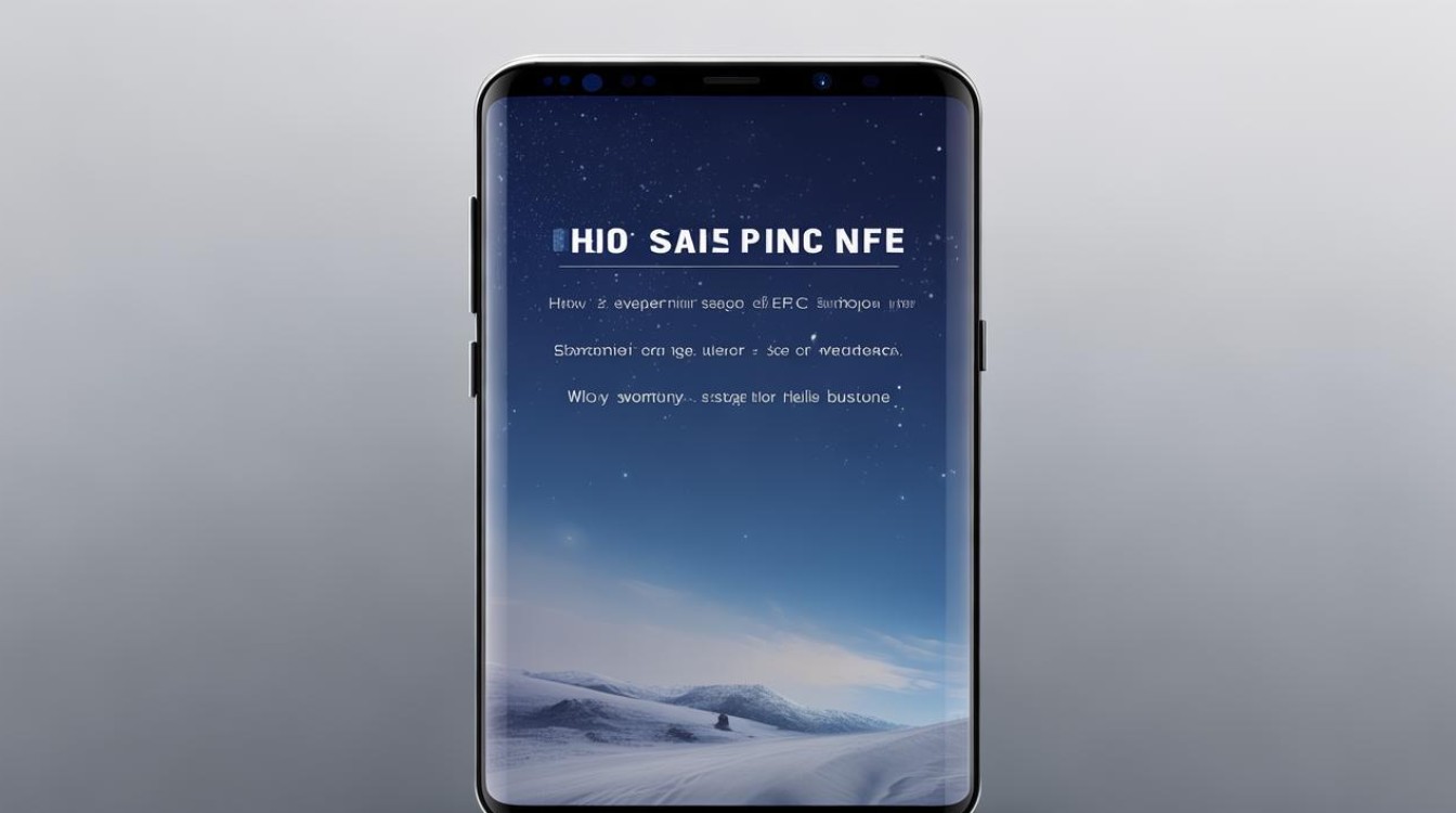 三星s8怎么打开nfc