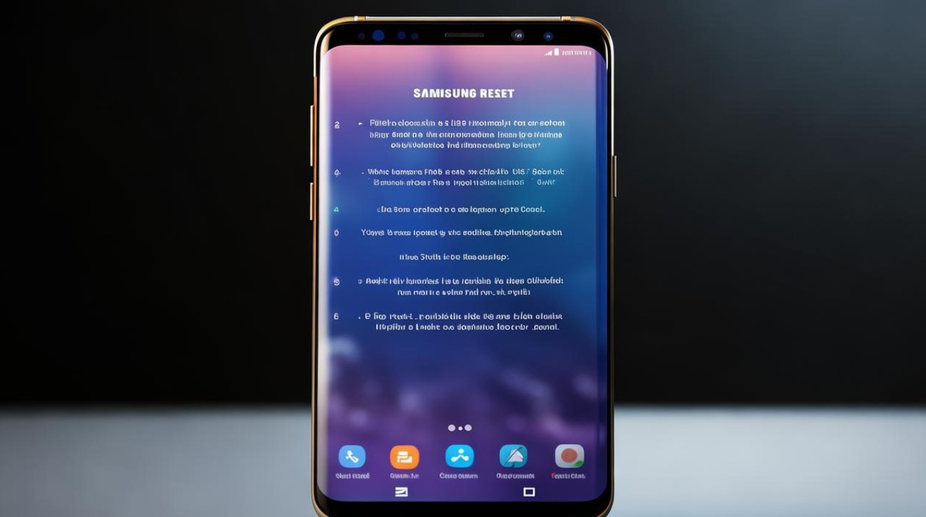 三星s8怎么出厂设置