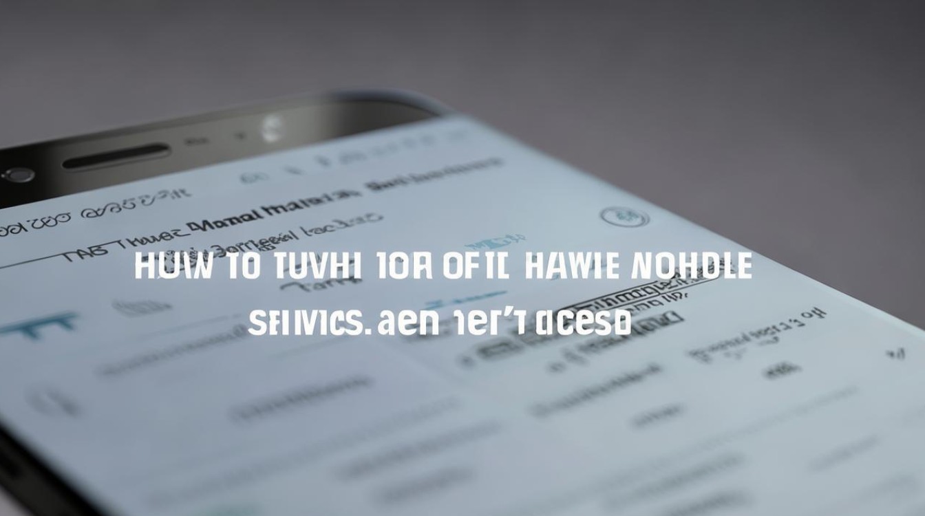 华为移动服务怎么关闭不了