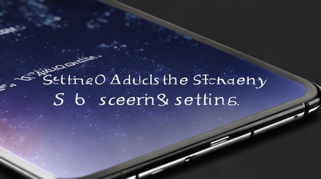 三星s8屏幕怎么调