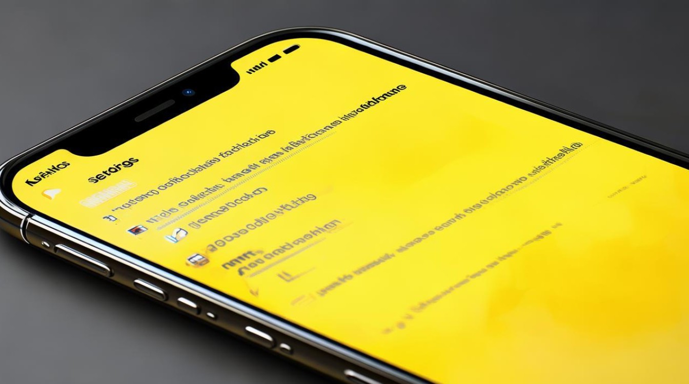 苹果手机屏幕发黄要怎么设置