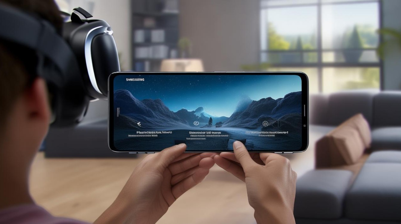 三星s8插上vr 怎么玩