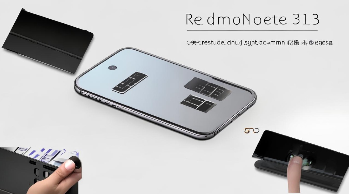 RedmiNote13怎么插双卡