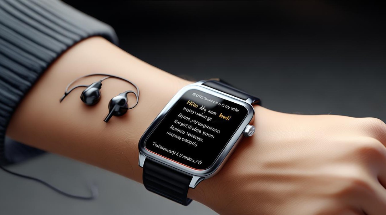 华为b5怎么戴耳机