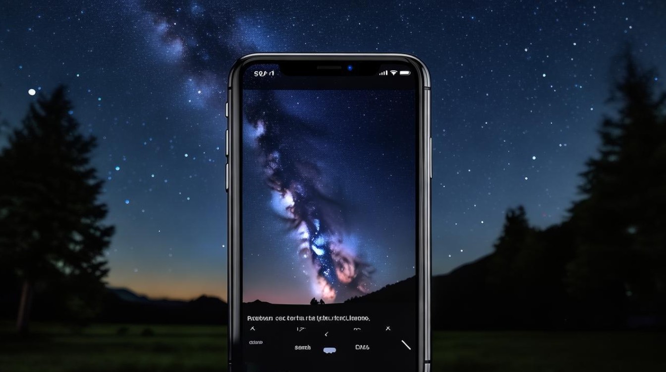 苹果7plus怎么拍星星