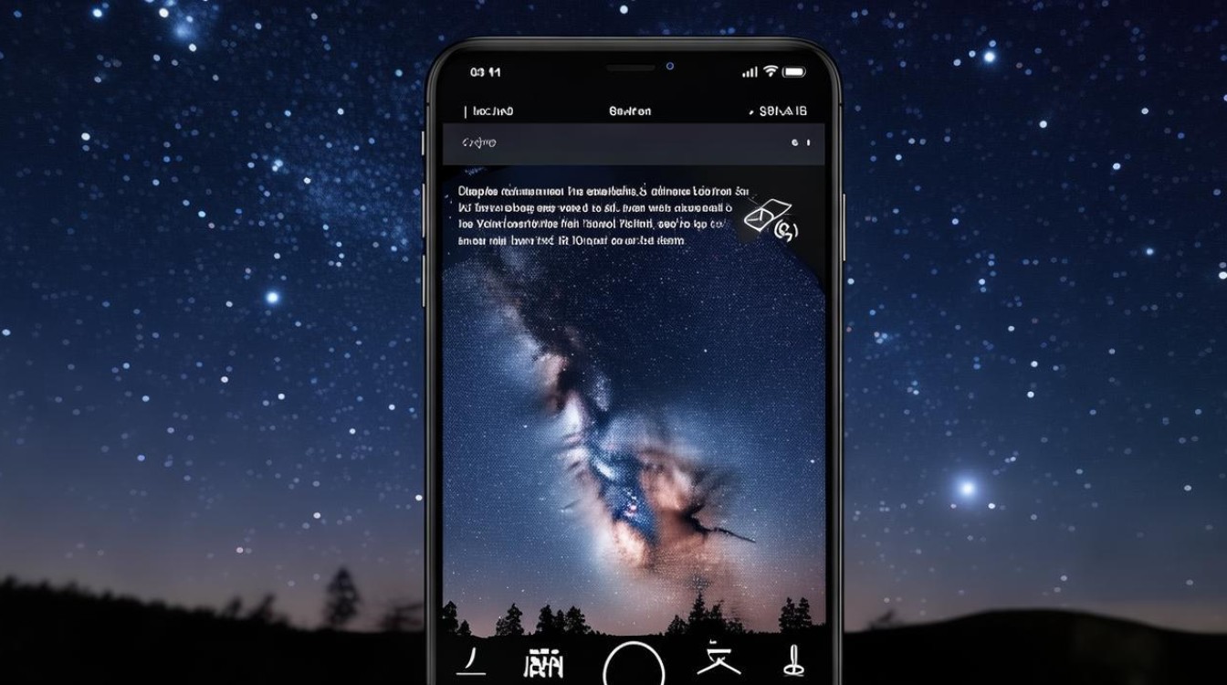 苹果7plus怎么拍星星