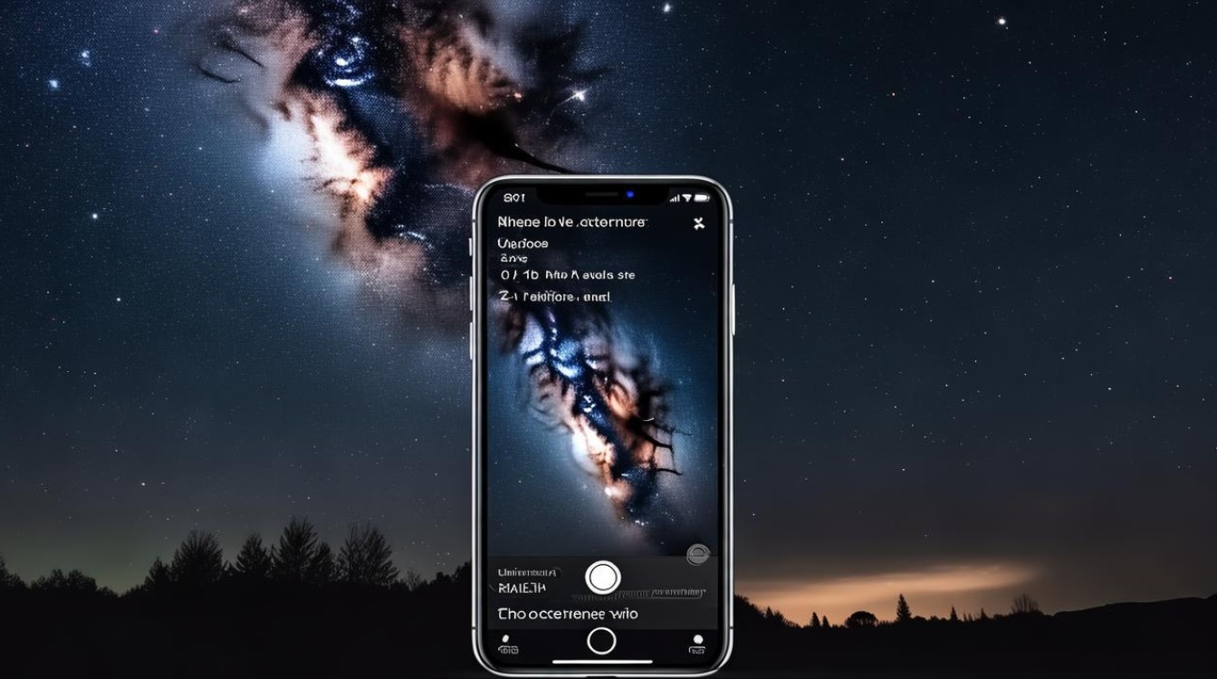 苹果7plus怎么拍星星