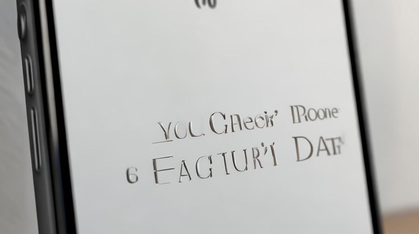 苹果6怎么查出厂时间