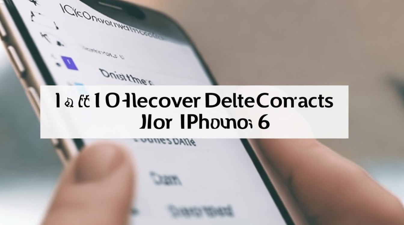 苹果6联系人删了怎么办