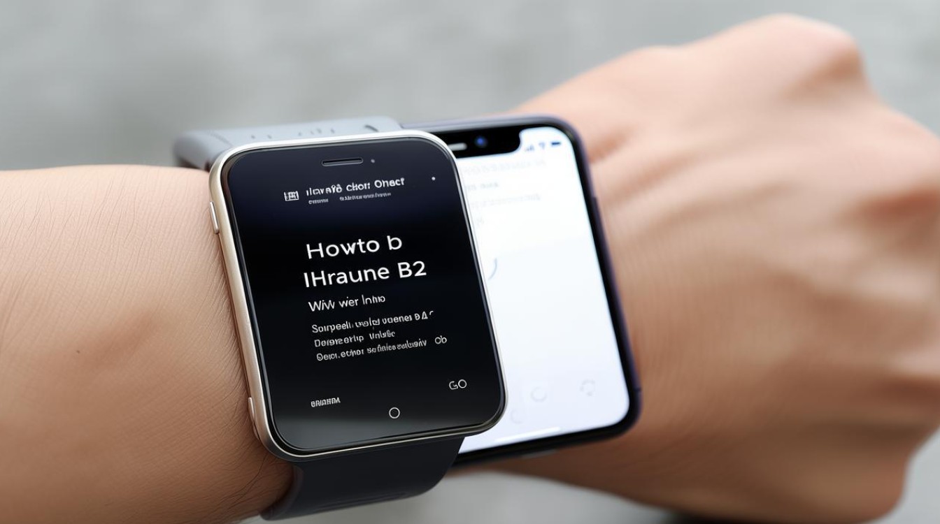 苹果6怎么连华为b2手环