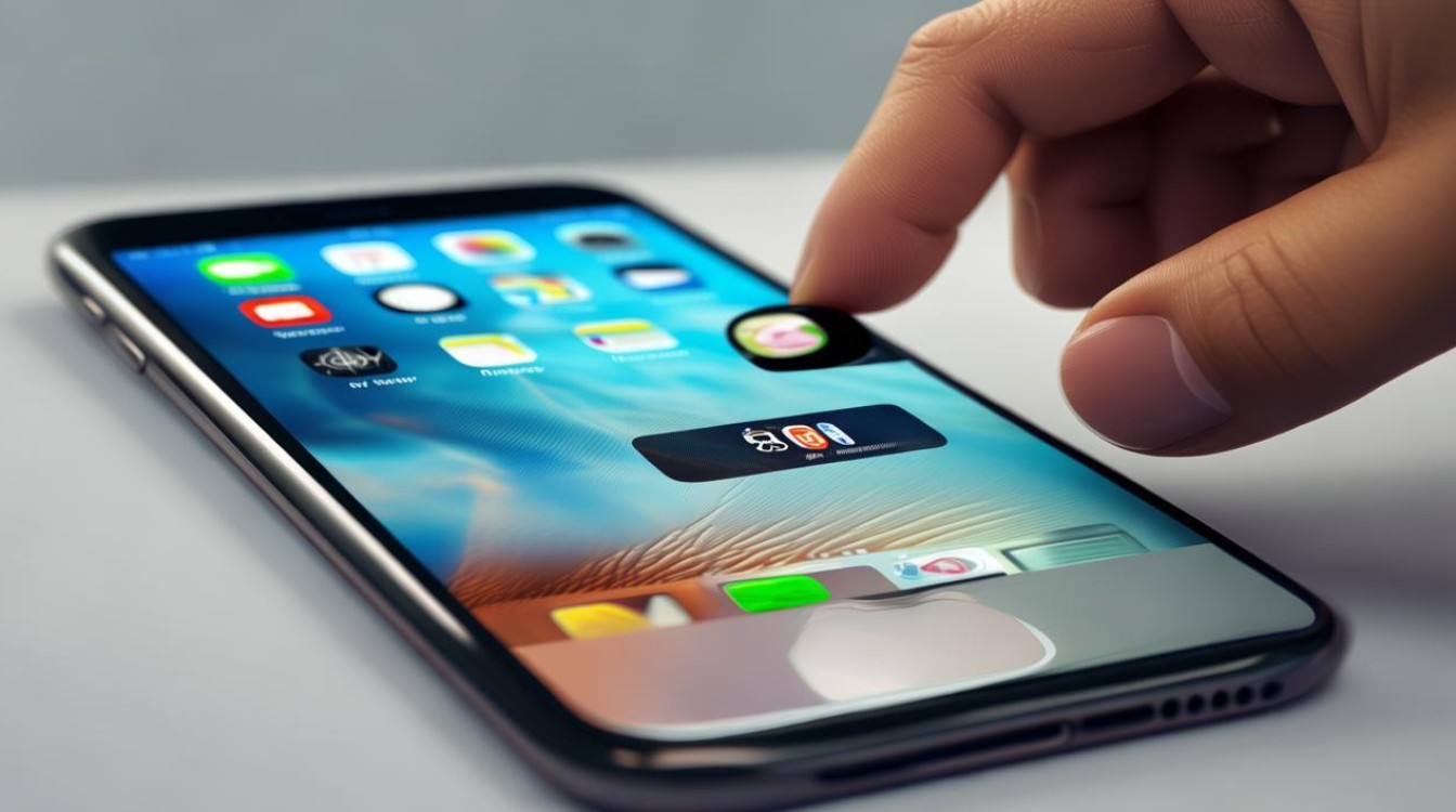 苹果6s怎么拖动图标