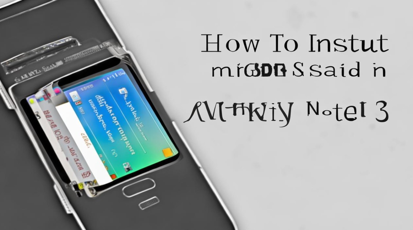 三星note3sd卡怎么安装