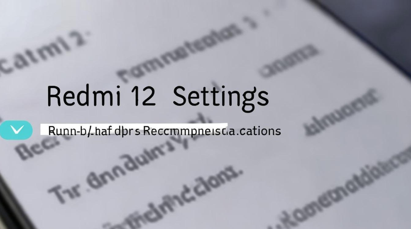 红米12如何关闭底下的推荐功能