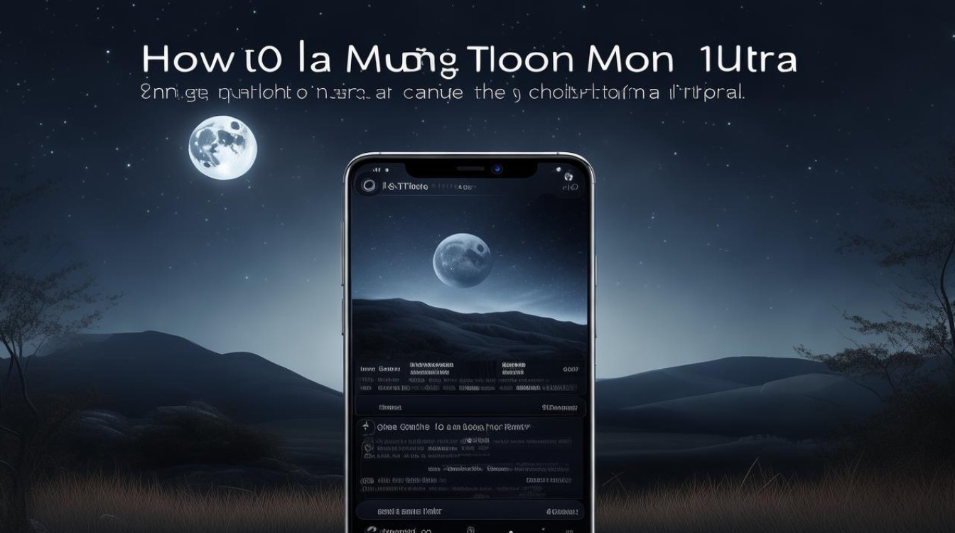 小米13ultra拍月亮技巧