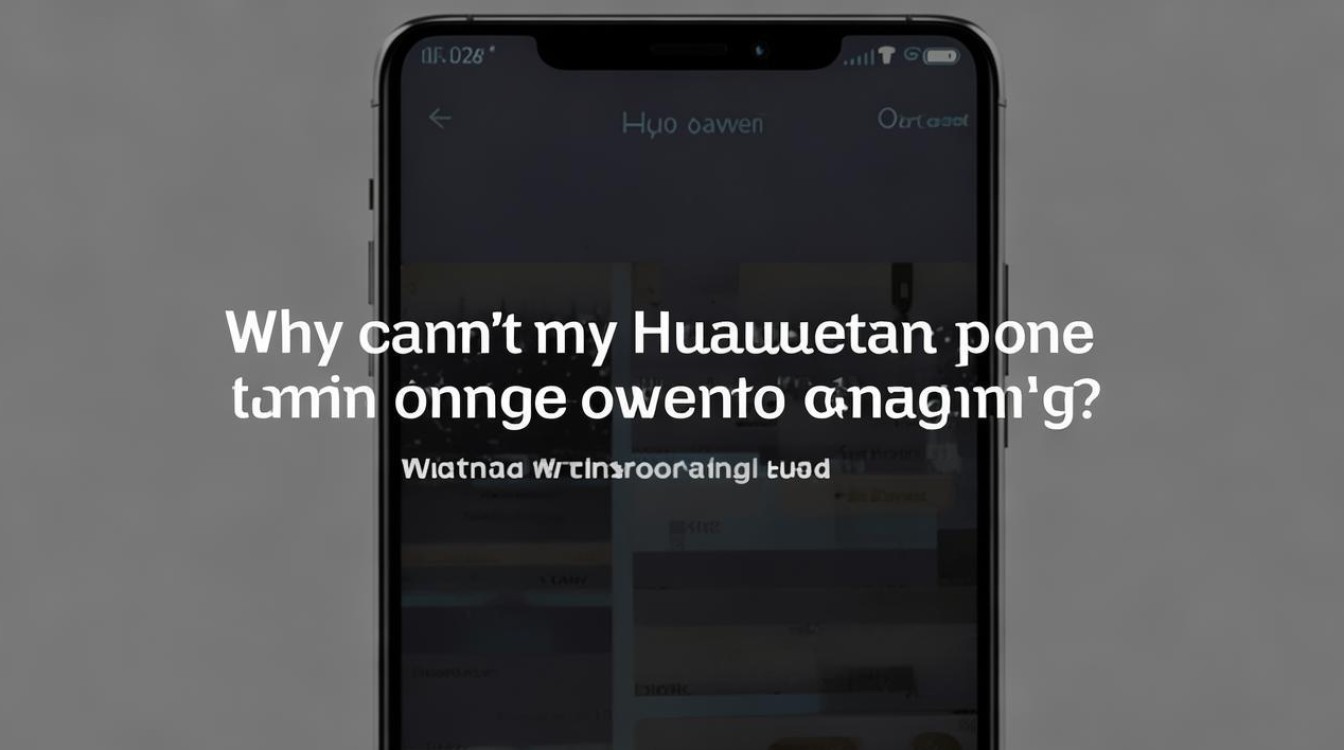 华为 充电就开机不了怎么回事啊