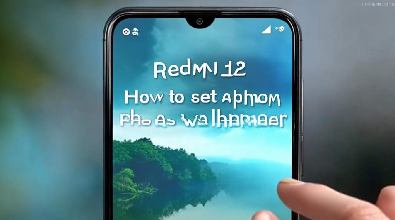 Redmi12怎么将相册照片设为壁纸