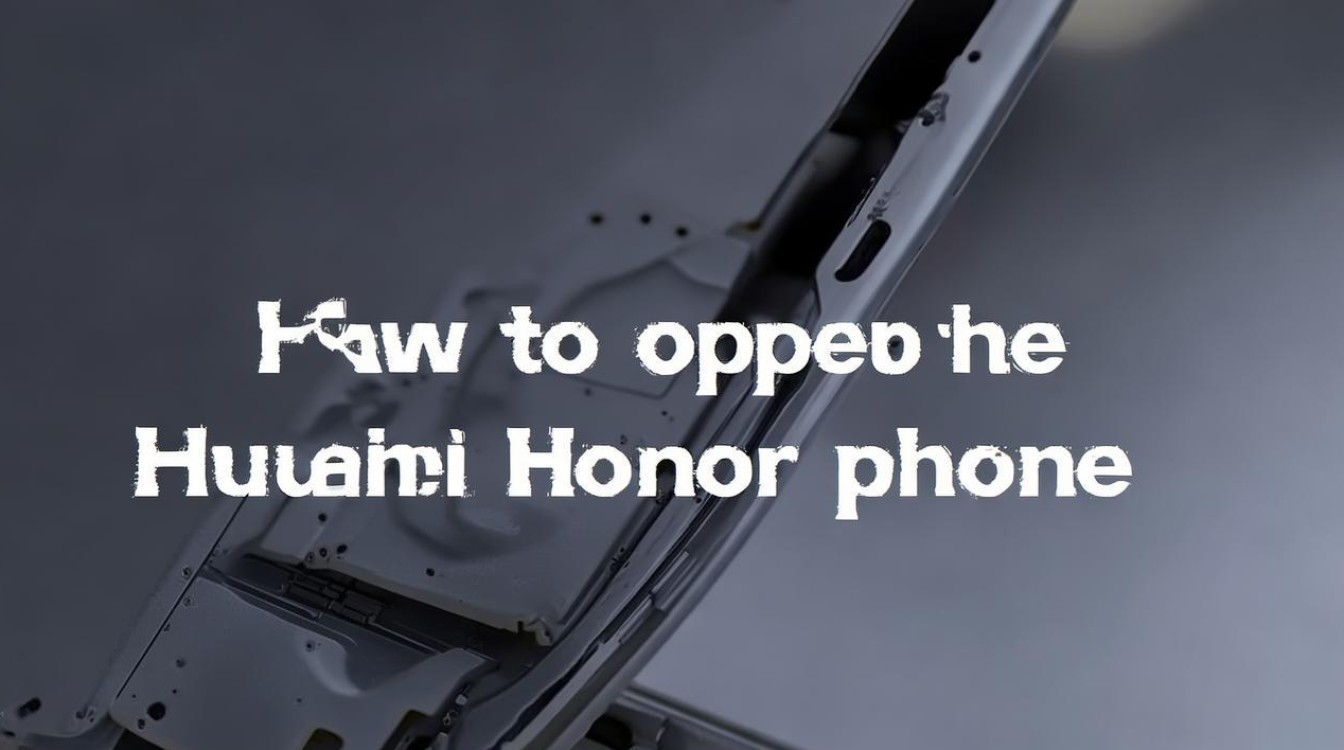 华为荣耀手机怎么开盖