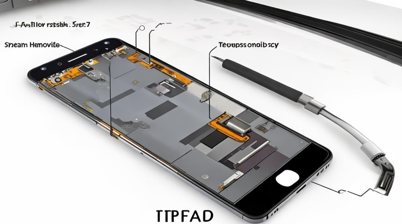 华为荣耀5x屏幕怎么拆