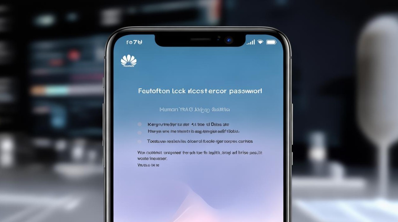 华为5ipro锁屏密码忘了怎么办