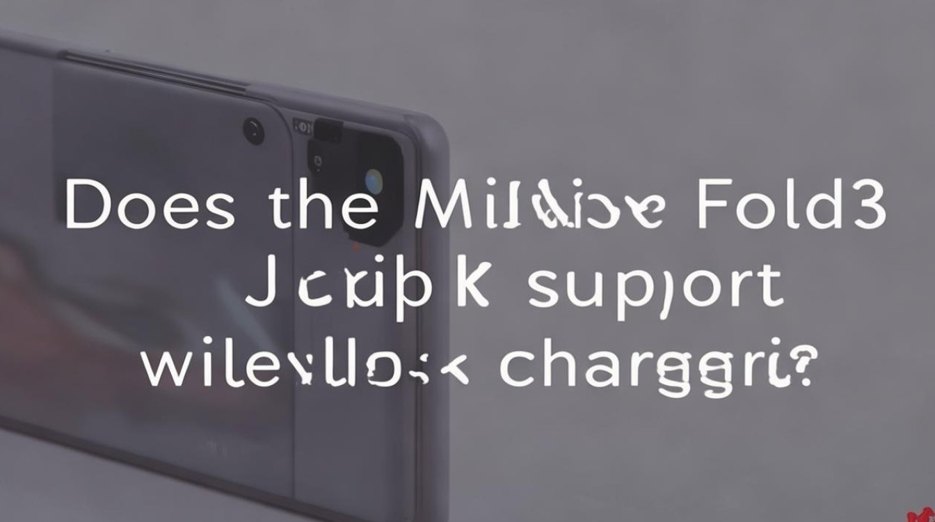 小米MIXFold3支持无线充电吗