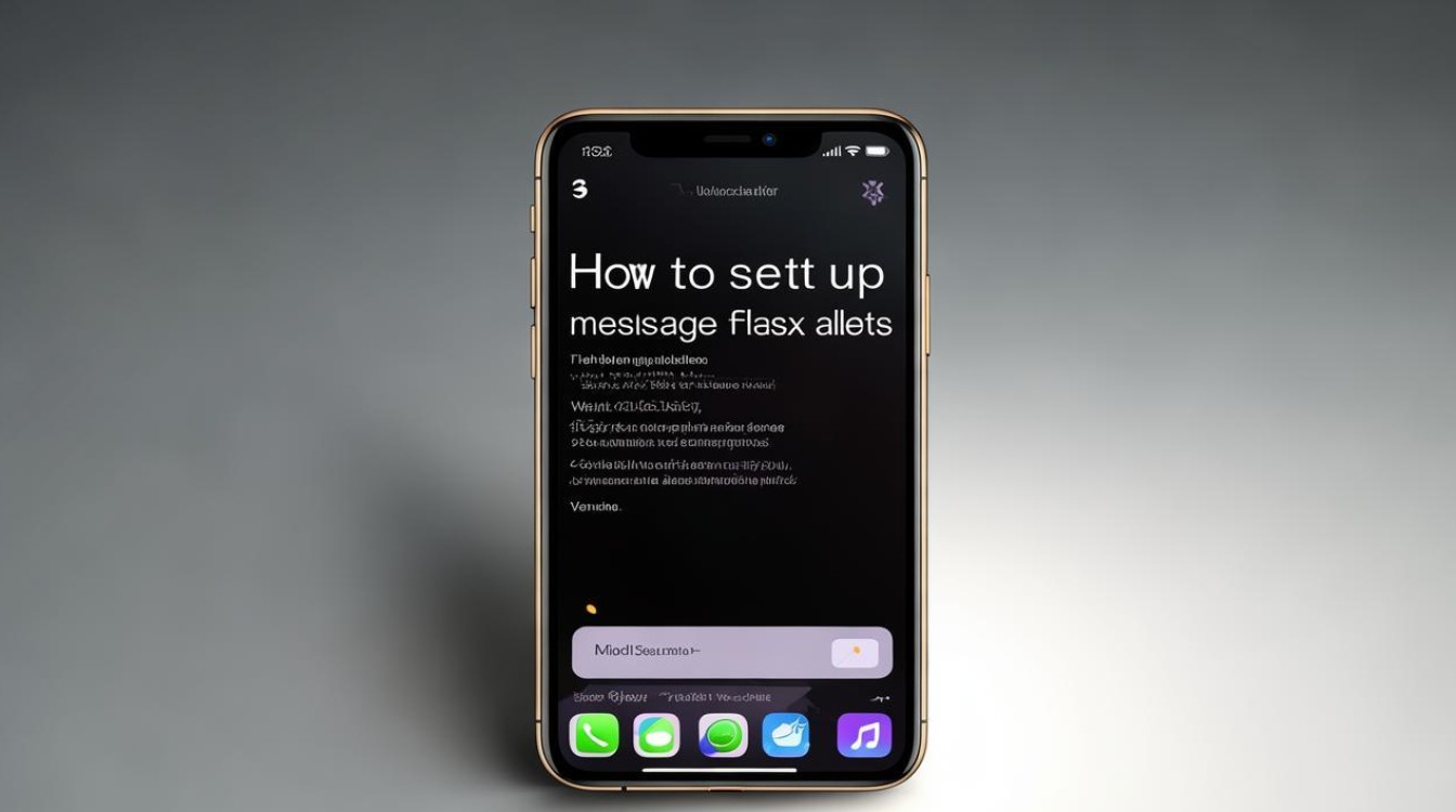 苹果怎么设置来消息闪光灯