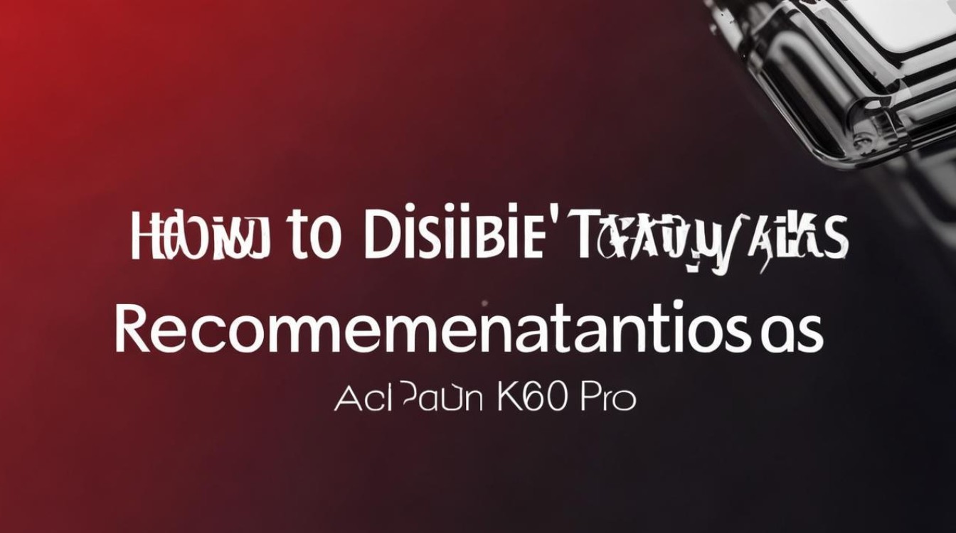 红米k60pro如何关闭今日推荐广告