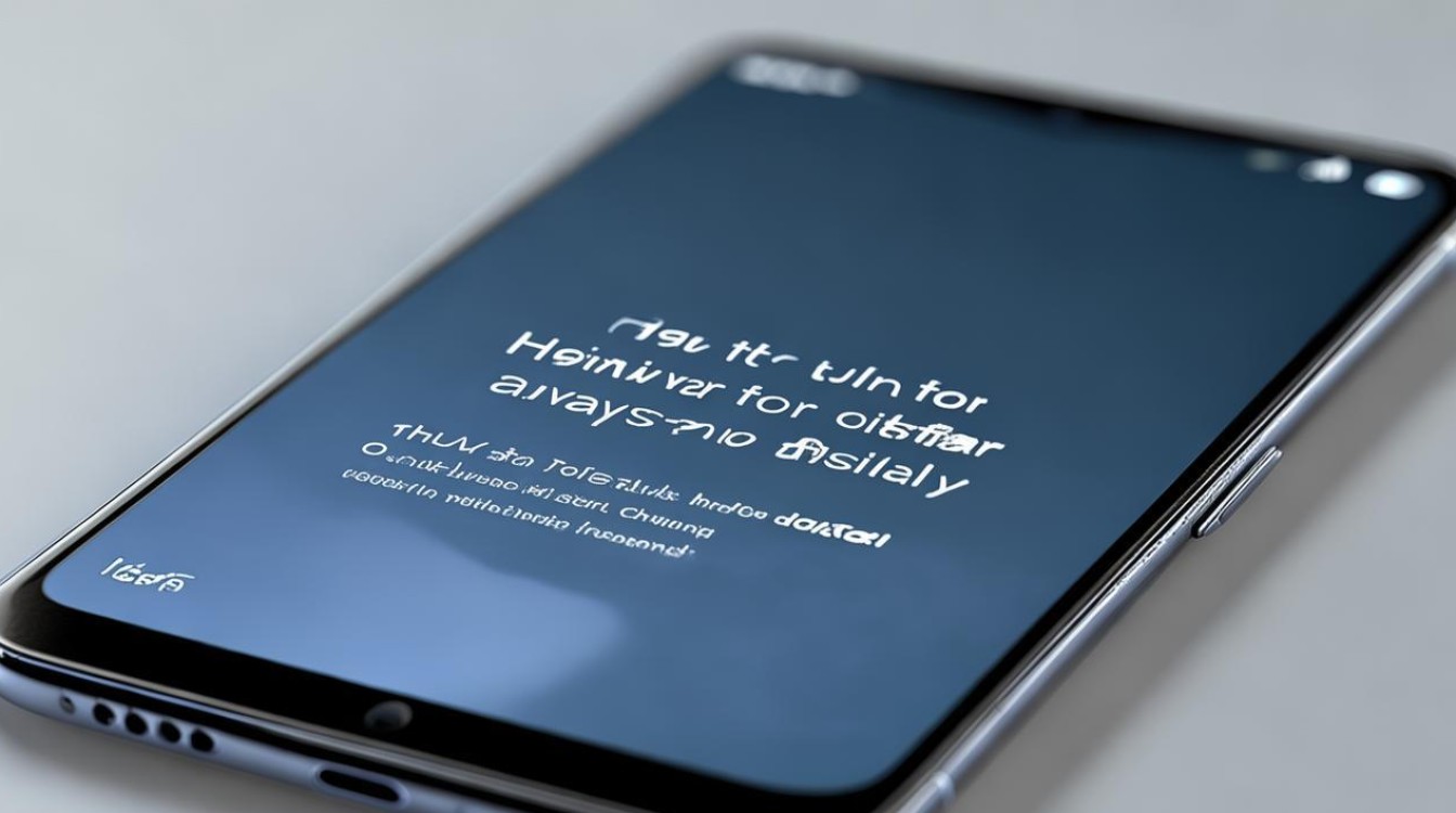 华为畅享5怎么开常亮屏幕