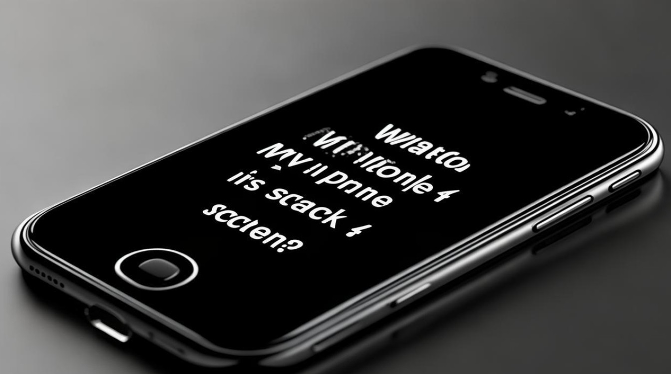 苹果四手机黑屏怎么办啊