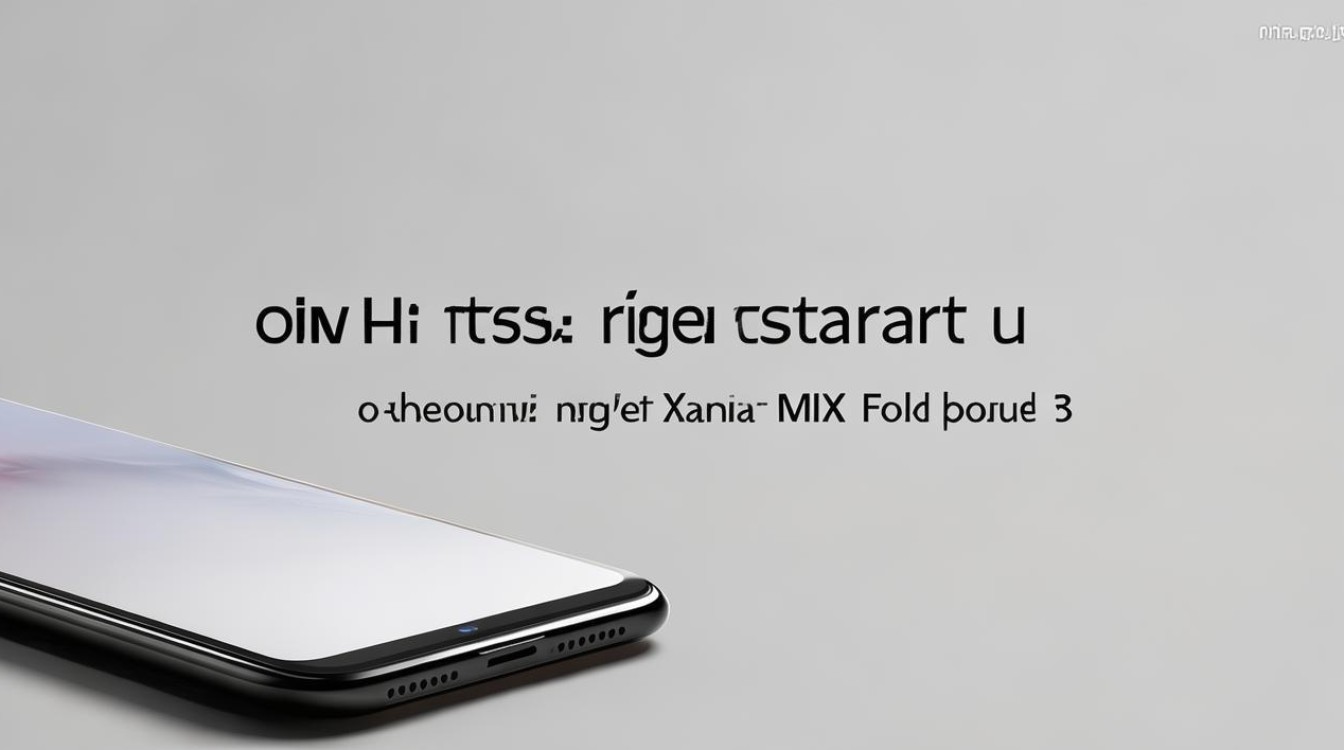 小米MIXFold3怎么强制重启手机