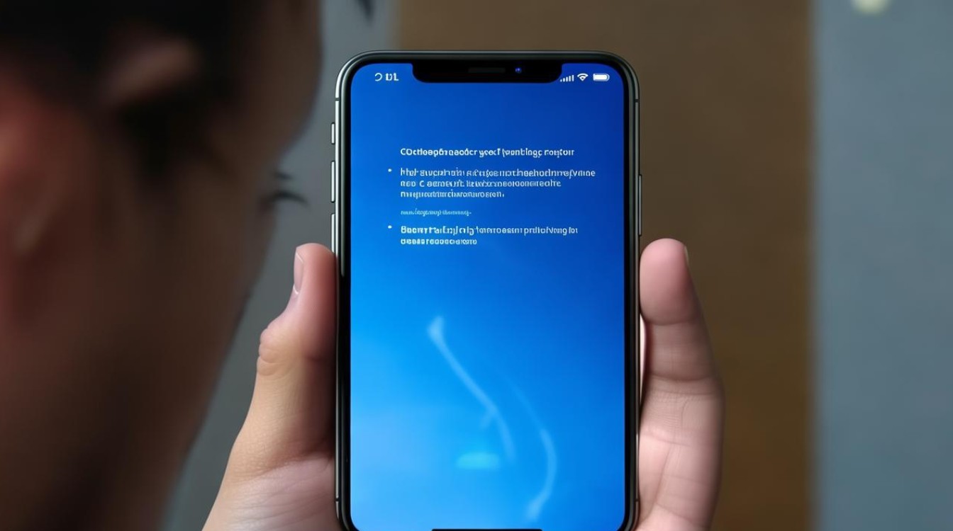 苹果手机看视频蓝屏然后重启是怎么回事啊