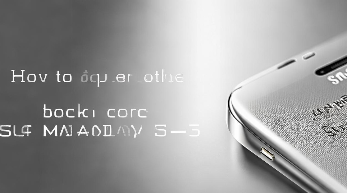 三星s5怎么开后盖