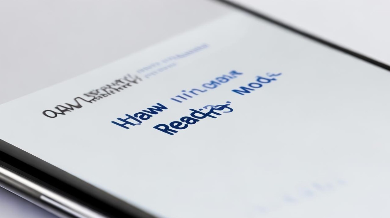 华为阅读模式怎么删除