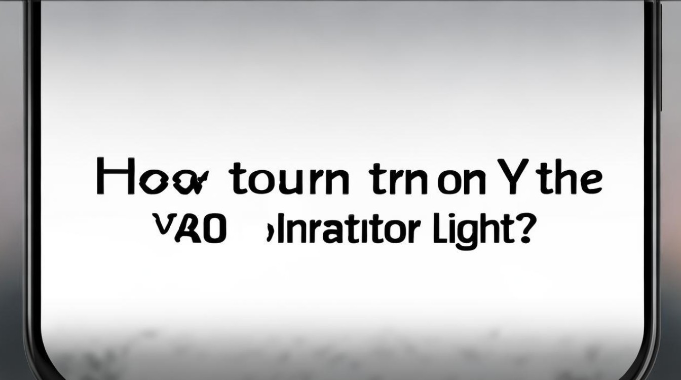 vivoY27提示灯怎么开