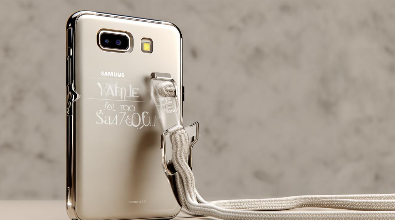 三星手机7508v怎么挂绳