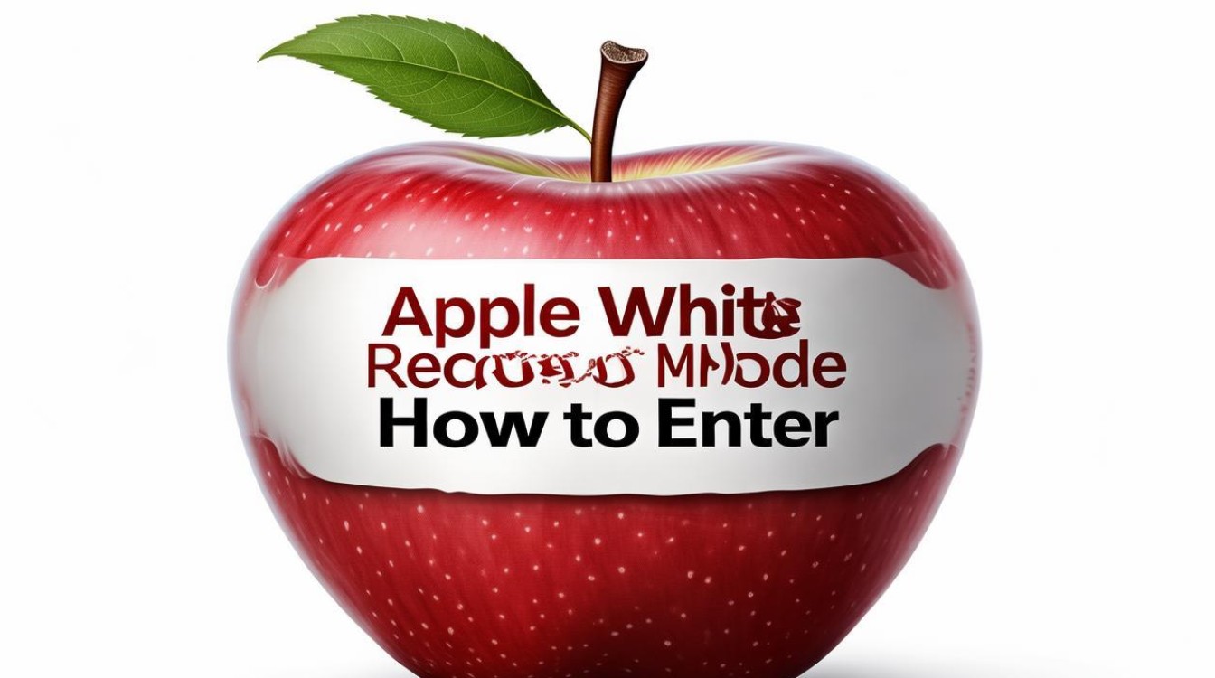 苹果白苹果恢复模式怎么进