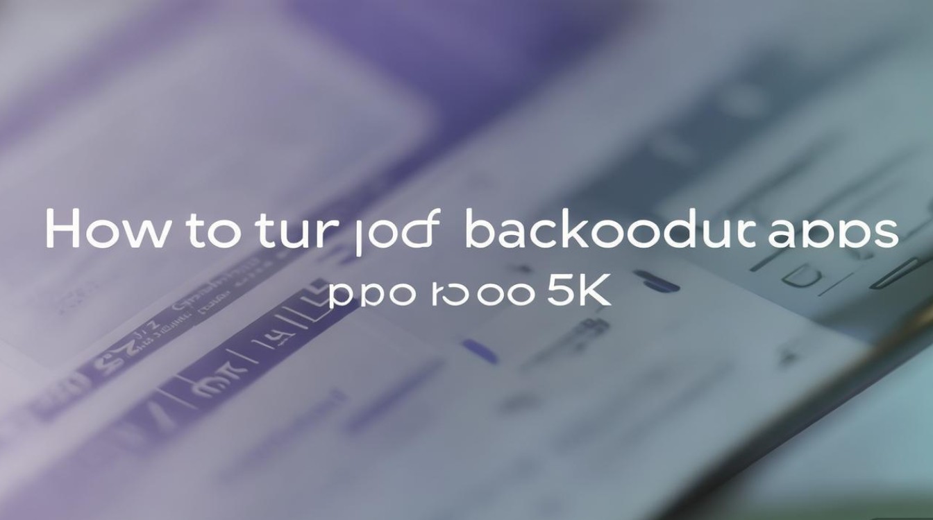 oppo5k怎么关后台