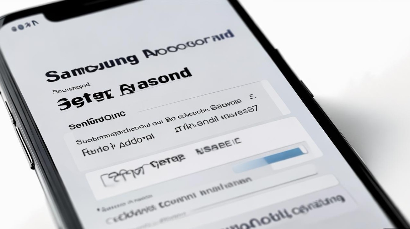 三星账户怎么设置密码