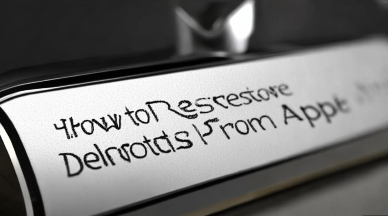 苹果怎么恢复已删除的照片恢复