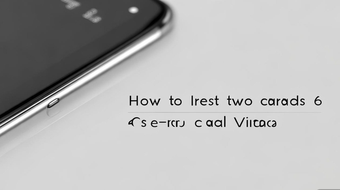 vivox6怎么放两个卡