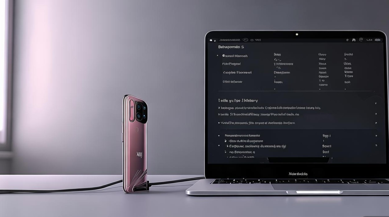 小米13Ultra限量定制色连接电脑教程