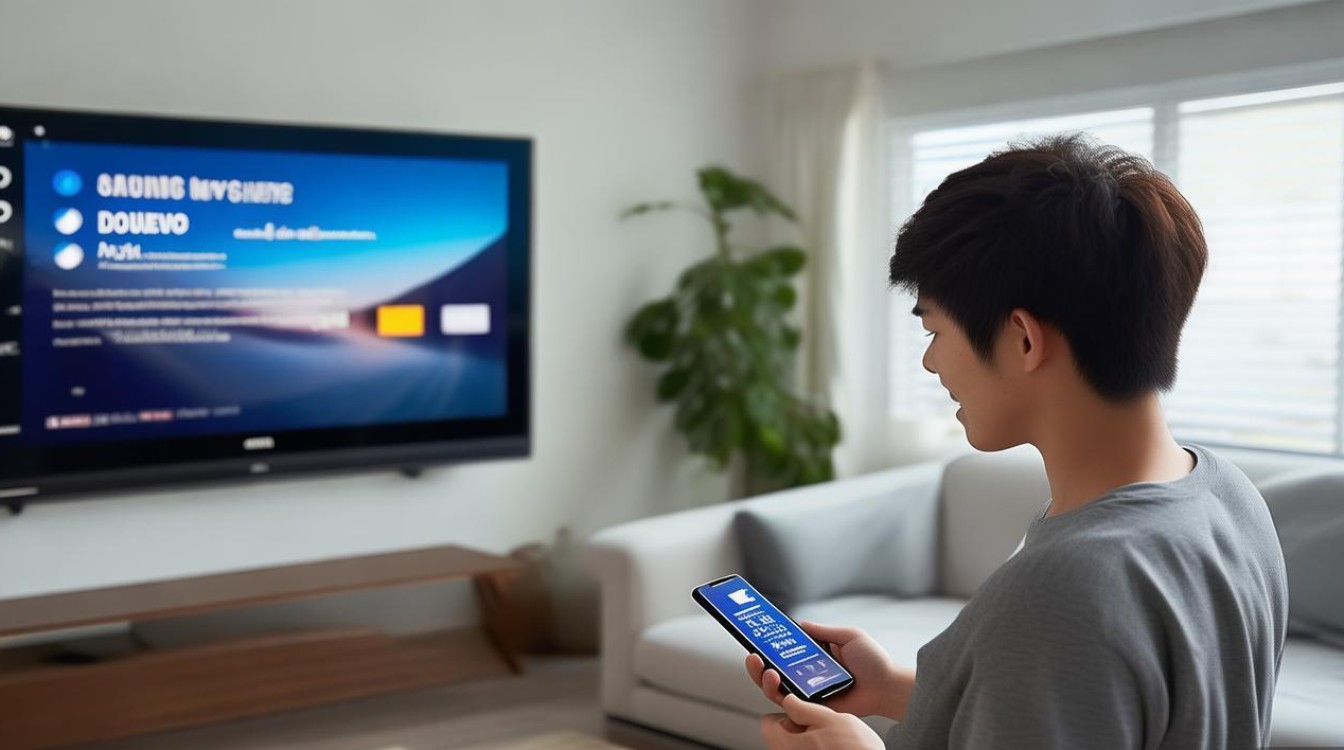 手机怎么连三星电视