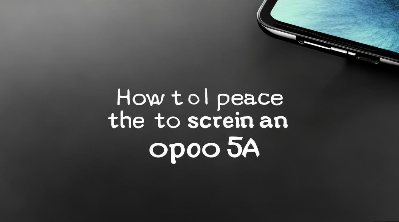 oppo5a屏幕怎么换