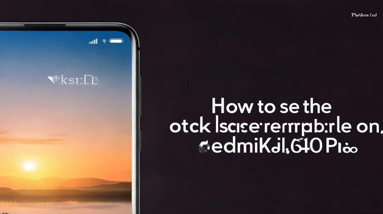 红米K60 Pro如何设置锁屏壁纸