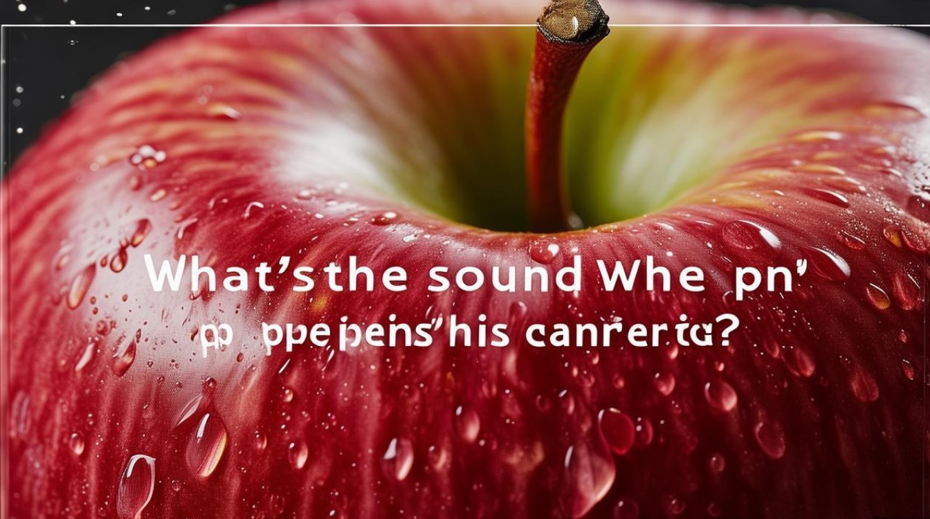 苹果打开摄像头有声音怎么回事啊