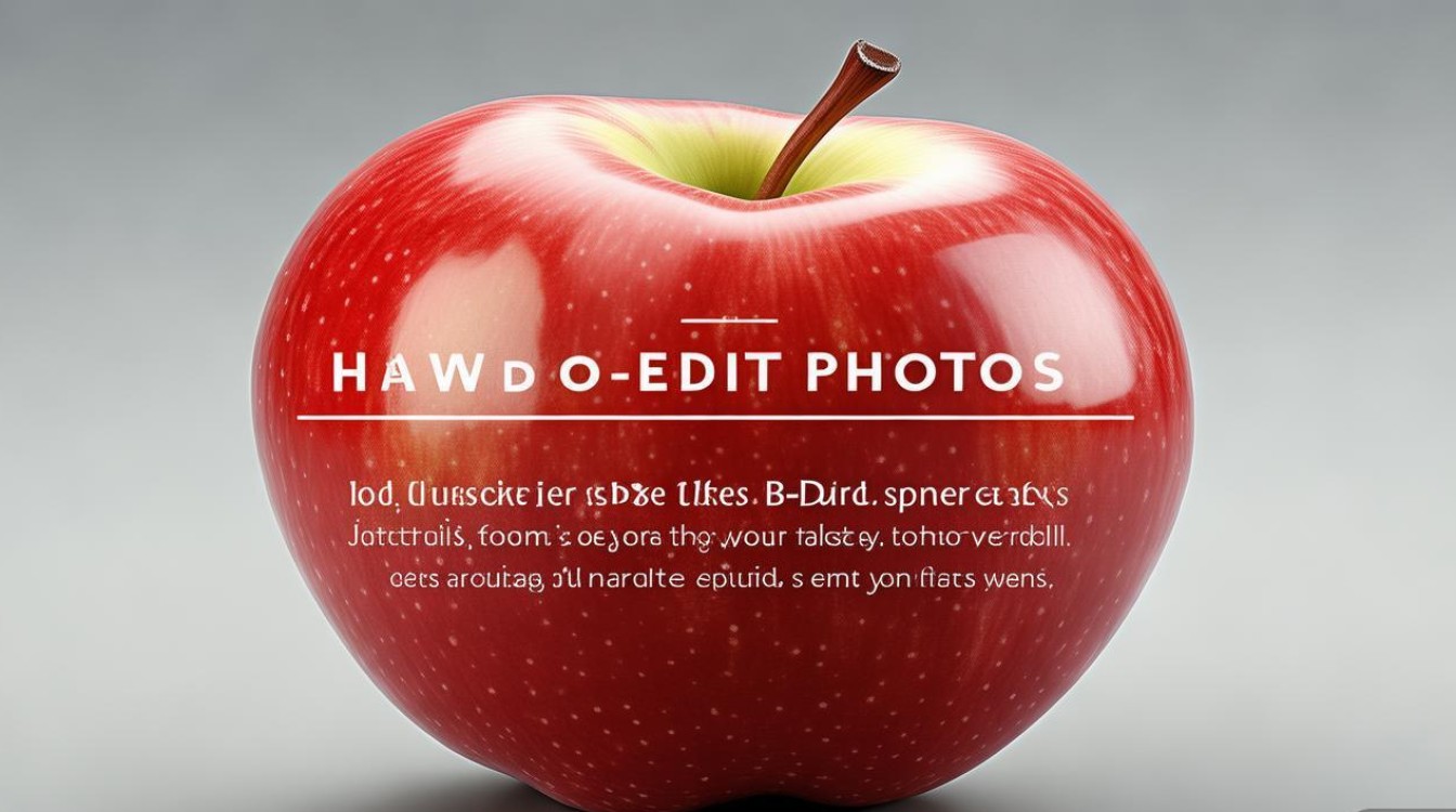 苹果编辑照片怎么弄