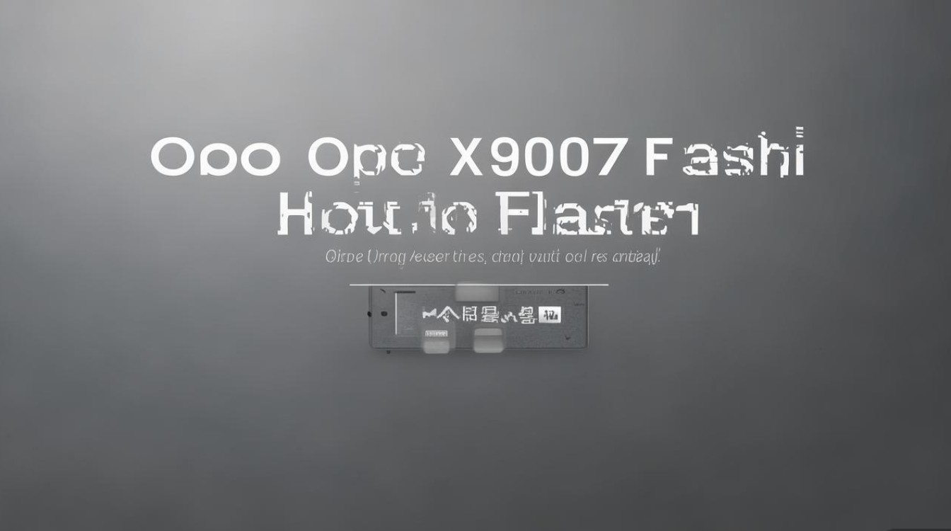 oppo x9007怎么刷机