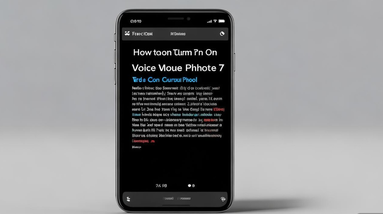 苹果7手机怎么开启语音功能