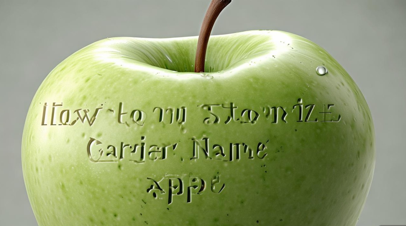 苹果手机怎么自定义运营商名称?详细教程步骤在这里