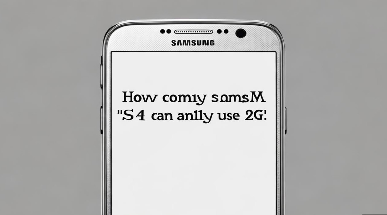 三星S4为何只能用2G网络,如何切换到4G?